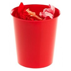 PAPELERA ECOGREEN 100% RECICLADO Y RECICLABLE ROJO 18 LITROS 290X310 MM ARCHIVO 2000 2001 RJ (Espera 4 dias)